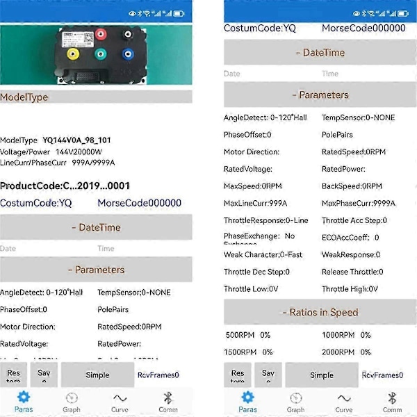 Kompatibel med FarDriver Controller Programmering Bluetooth Adapter BT Modul kompatibel med ND72240 72260 72360 72680 Mobil Kontroll