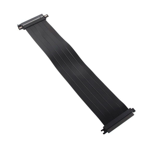 PCIE 4.0 X16 Extremt flexibel 180 graders höghastighets GPU-förlängningskort Riser-kabel för RX6900XT RX6800XT RTX3090ti Svart 45cm/17.72in