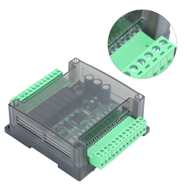 PLC-kort Programmerbar styrenhet Industriell styrmodul med DVP-kabel 2N 1N 20MRBare-kort nr 485