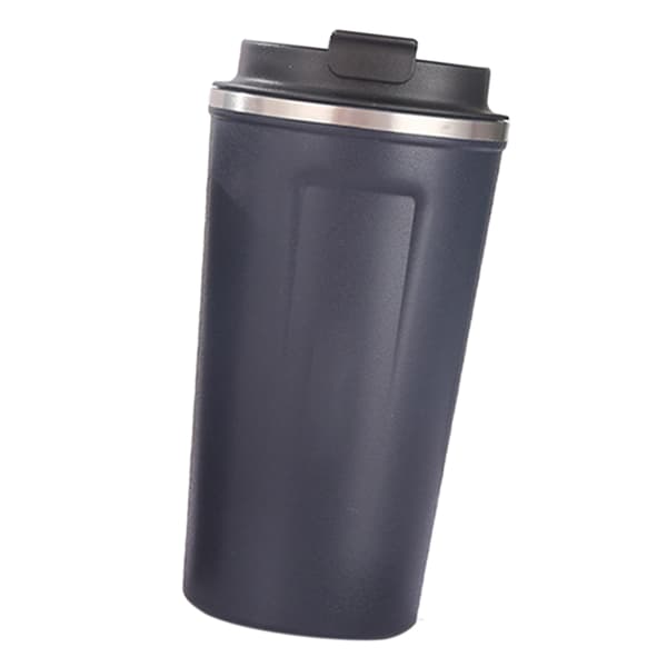 Isolerad kopp 304 rostfritt stål foder säkerhetslås stor kapacitet bärbar isolerad kaffemugg med lock för kontor blå 510ml