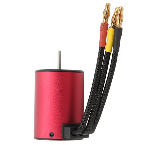 Vedenpitävä RC S3650 3900KV 4-napainen harjaton moottori 4 mm banaaniliittimellä 1/10 RC-auton päivitysosiin