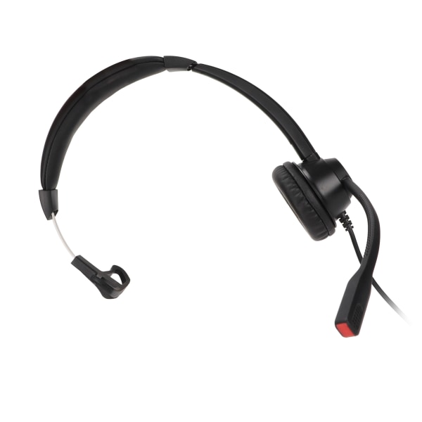 Enkelsidigt örontelefonheadset USB Business Headset med brusreducerande mikrofon för Call Center