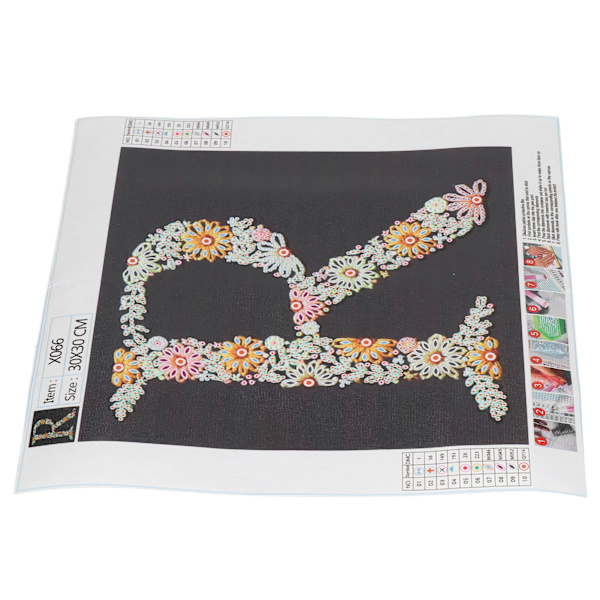 Strassmålning Occident Style Lucky Letter R Mönster DIY Göra avkopplande Intressant Strasskonstmålning