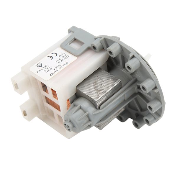 Vaskemaskine afløbspumpe 30W 20L pr. minut Høj effektivitet Vaskemaskine afløbspumpe AC220‑240V