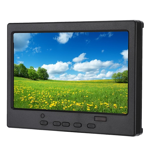 7in TFT LCD-skærm 1024x600 16:9 300cd m Display Fit til Raspberry Pi 4B 100-240V (AU-stik)