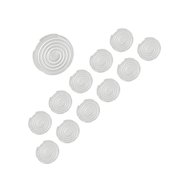 12 stk. Arcade-knapdæksler 20,2 mm 25,3 mm Mekaniske trykknapdæksler til Kailh til Cherry til Akko til Glorious Switch Hvid