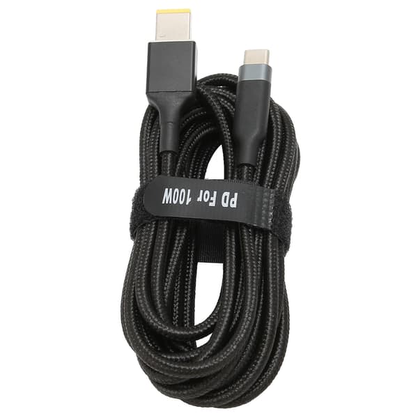 JORINDO PD Laderkabel USB C til Lang SlimTip Strømladekabel for ThinkPad (2 meter)