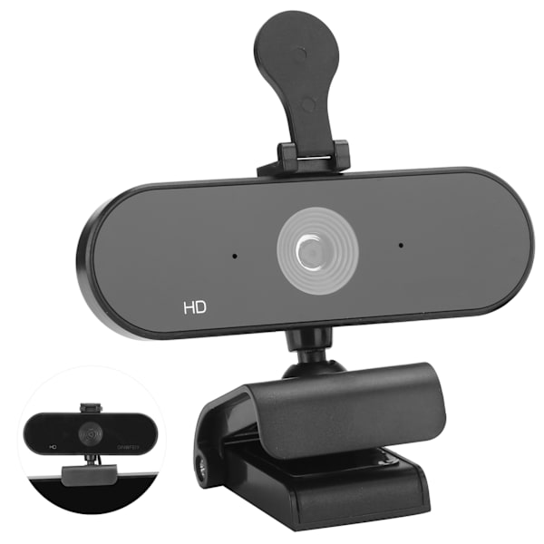 Webcam 1080P Autofokuserende USB Webkamera Mikrofon til PC Bærbar Stationær Computer A25