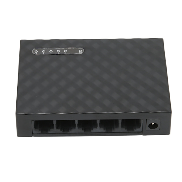Nätverksswitch 1000M 5-portars självadapterande LED-panel Dator Gigabit Ethernet-nätverksswitch 100-240V EU-kontakt