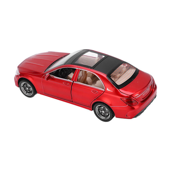 1/32 Legering Støbt Model Biler Træk Tilbage Legetøjsbil med Lyd og Lys til Drenge og Piger GaveRød