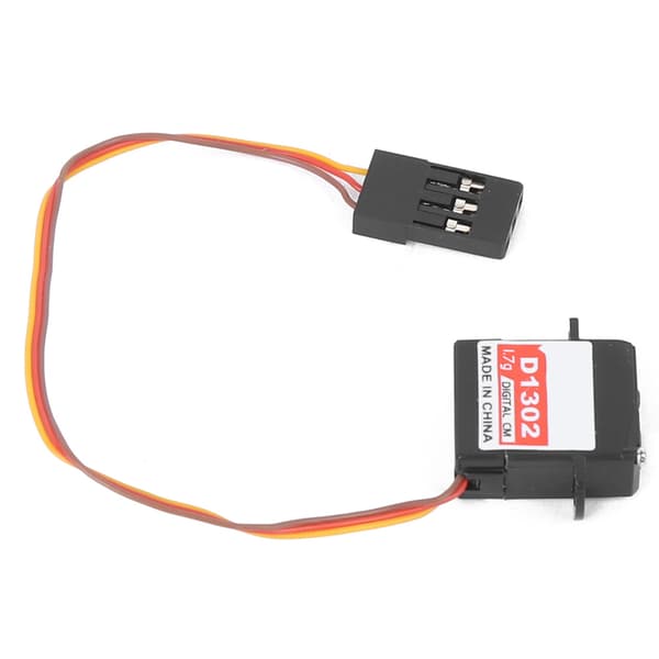 D1302 Mikro Mini Digital Servo Reservedeler Tilbehør for Fastvingede Flymodeller JR-Plugg