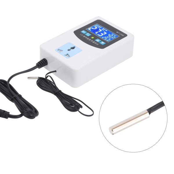 Temperaturregulator Digital Display Mikrodator Intelligent Termostat Switch 2000WEU Plugg 220V