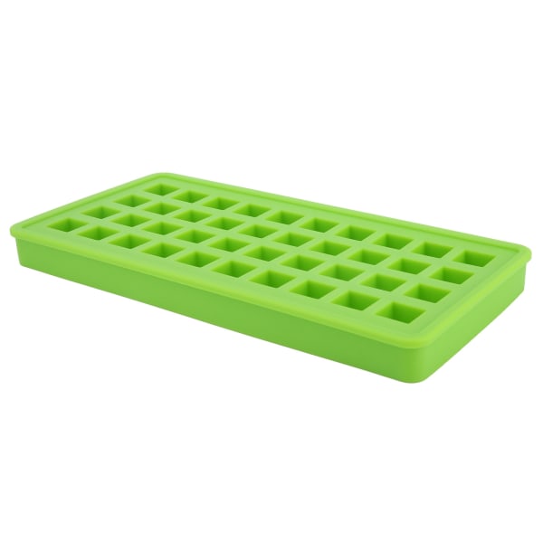 40Grids Silikon Isbricka Fyrkantig Form Iskuber Maker Form DIY Kökstillbehör Grön