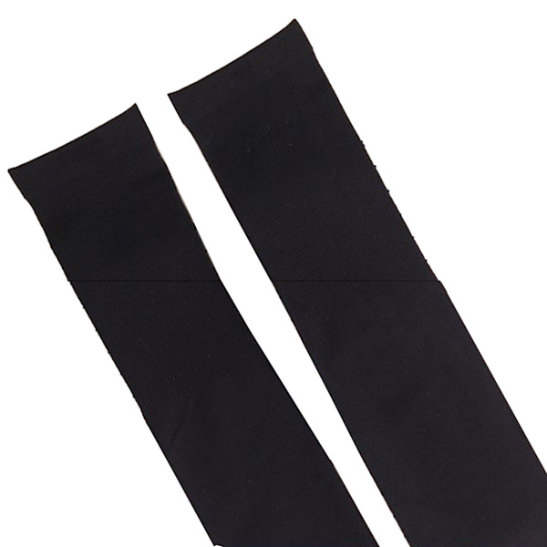 Arm Sleeves Ice Silk Cooling Arm Cover Solbeskyttelse UV-beskyttelse Elastiske Arm Sleeves til Udendørs Rejser Løb Cykling Sort