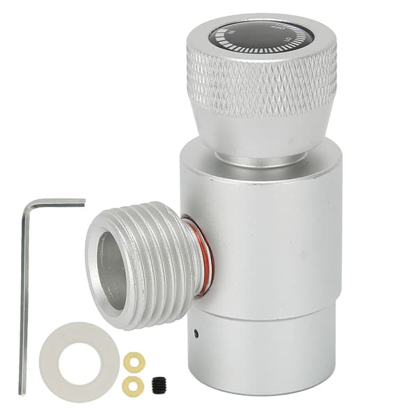 CO2-påfyllningsadapter CGA320//TR21-4 Sodaventilanslutning ASA-tillbehör Silver