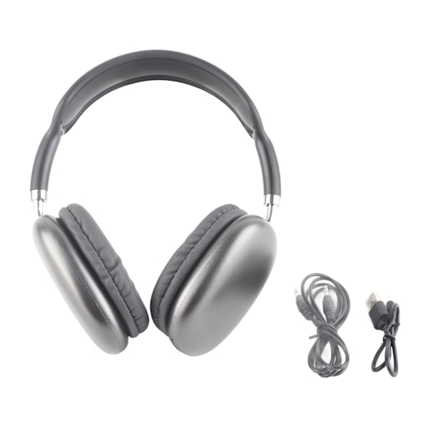 Langattomat Bluetooth -kuulokkeet Dual Headset Stereo Sisäänvedettävät Mukavat Langattomat Kuulokkeet Musta