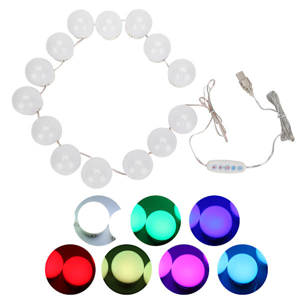 LED-meikkipeililamppu USB latauspöytävalaisin DimmerSwitch meikkivalo