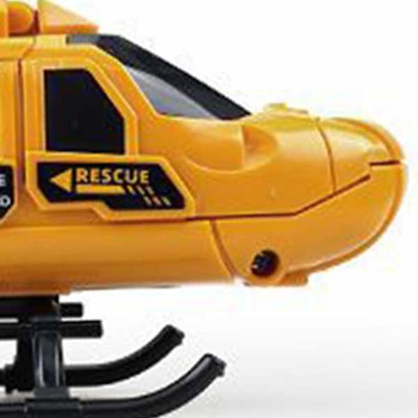 Helikopterleksak Hög simulering Helikopterleksaksmodell och figurset för pojkar flickor