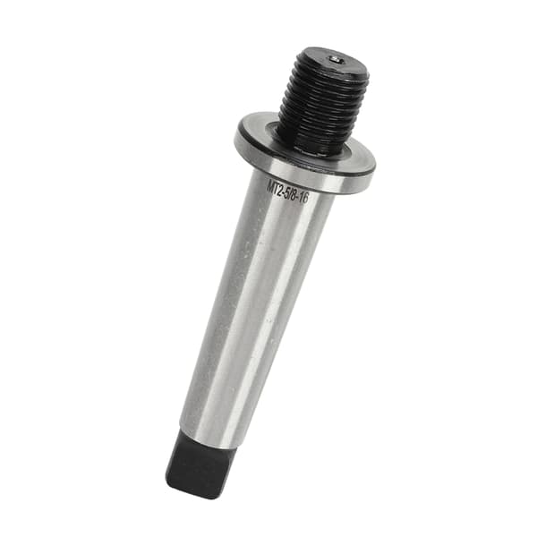 MT2‑5/8‑16 Drill Chuck Arbor Manganstål Herdet Morse Taper Flat Tail Gjenge Drill Adapter