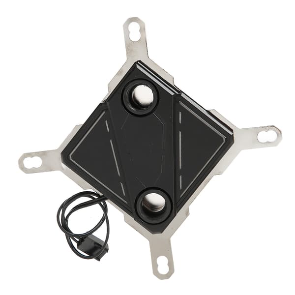 CPU-vandblok Computer vandkølesystem CPU-vandkøleblok køleplade G1/4 gevind med 12V lys til Intel