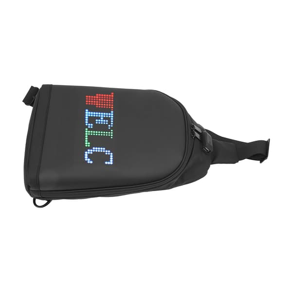 LED-display magväska programmerbar skärm anime ryggsäck Bluetooth USB-strömförsörjning vattentät pixel mode slingväska