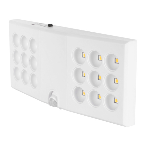 LED-rörelsesensorlampa USB infraröd skanning PIR nattlampa för garderobsskåp varmvit