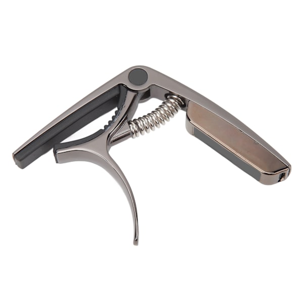 Guitar Tuner Aluminiumlegering Clip On Guitar Tuner til Akustisk Folk Guitar Elektrisk Guitar Ukulele Sort