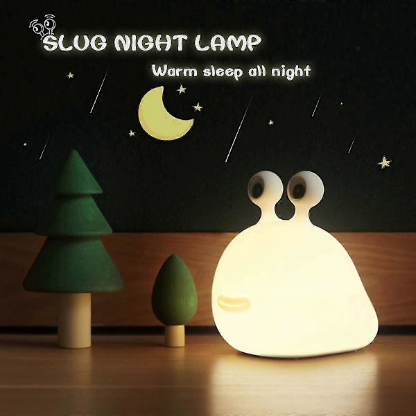 Snooze Natlampe Børneværelse Klem Lampe Silikone Amme Natlampe Sød Dyre Sengelampe Til Baby Børn Teenagere Blød Natlampe Med Touch Sensor F