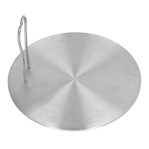 Varmesprederplade i rustfrit stål Induktionsplade Elektrisk induktionskomfur Diffuseradapter til hjemmekøkken 16# 15,5 cm/6,1 tommer