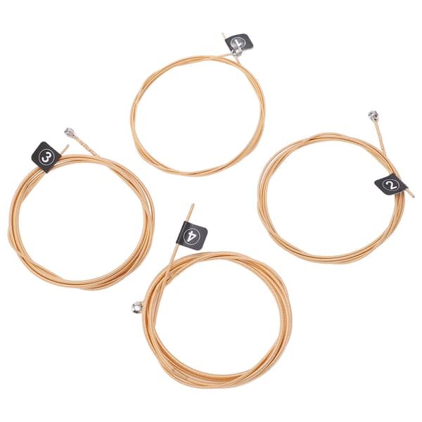 4 stk. basstreng metal G D A E 4 toner instrument tilbehørssæt til udskiftning