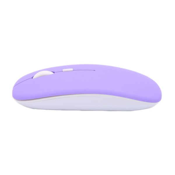 Trådløs mus Smart Mini Bærbar 3 Speed ​​DPI Justerbar Trådløs Mus for Office Bærbar PC Nettbrett Lilla Frosted Single Mode
