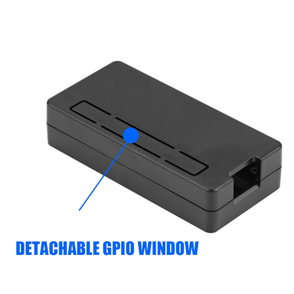 ABS plastikkabinet beskyttelsescover til Raspberry Pi Zero W / 1.3 (sort)