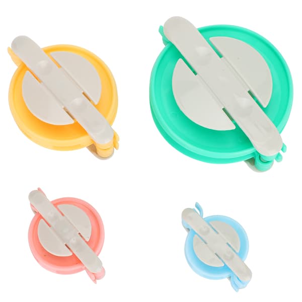 4 størrelser Pompom Maker Plast DIY Fluff Ball Veving Håndarbeid Strikkeverktøy Sett