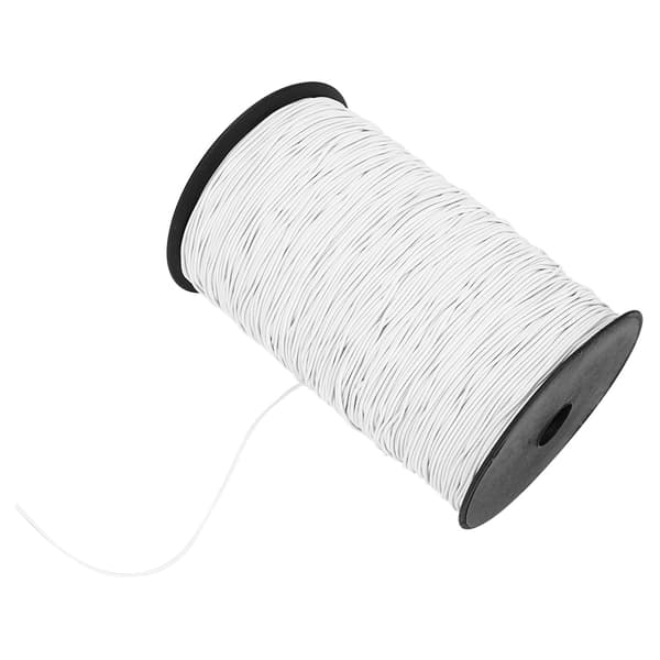 1,5 mm 500 m rund elastisk bungee-repsträng töjbar snöre klänningstillverkning hantverk