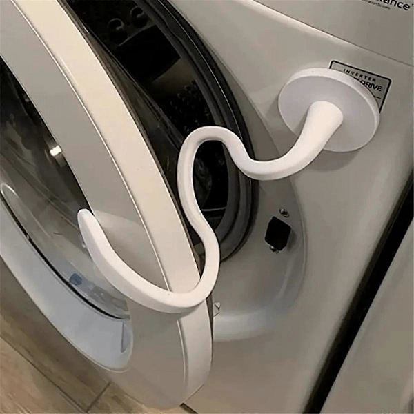 Helppokäyttöinen ja taivutettava pesukoneen oven pidike B