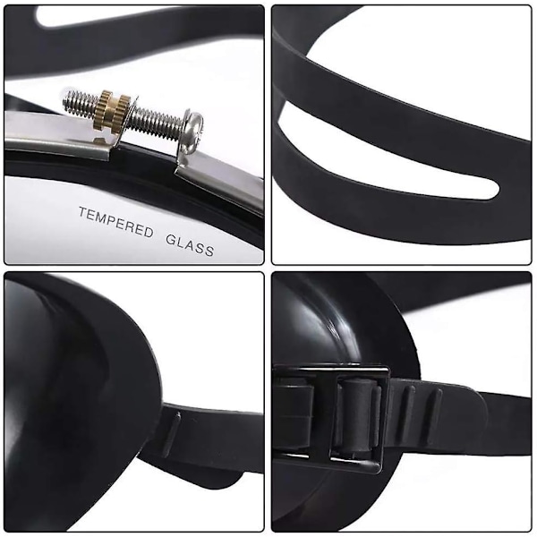 Dykmasker - Silikon Anti-Dimma Glasögon för Vuxna, Simning, Fiske - Unisex