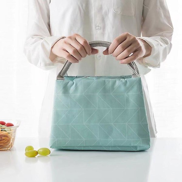 Portabel Vattentät Isoleringspåse för Lunchlåda - Blå (22,5 * 15 * 15cm)