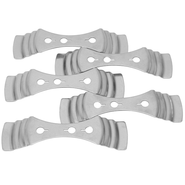 5 stk lysvekeholder 3-hulls metalllysvekesentreringsenhet for DIY-stearinlys