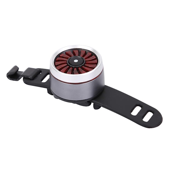 USB-laddande intelligent bromssensor cykelsäkerhetsvarningsbaklykta (silver)