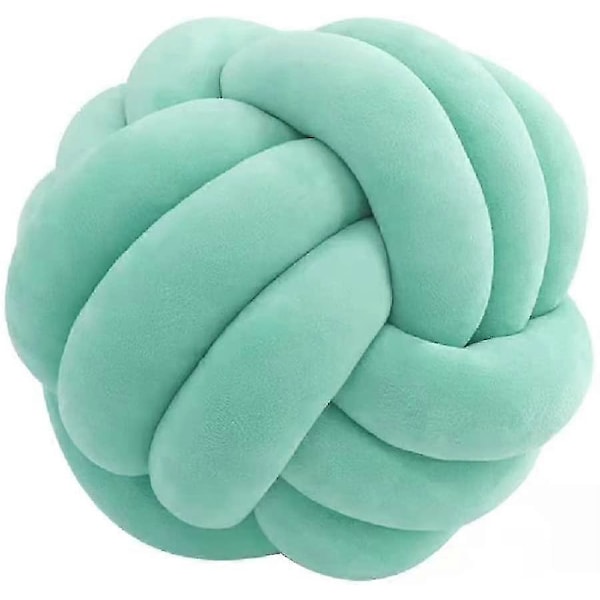 Knutepute Ball Rund Pute, Dekorativ Knute Pyntepute Hjem Gulvpute, Fylt Plysj Knute Ballpute