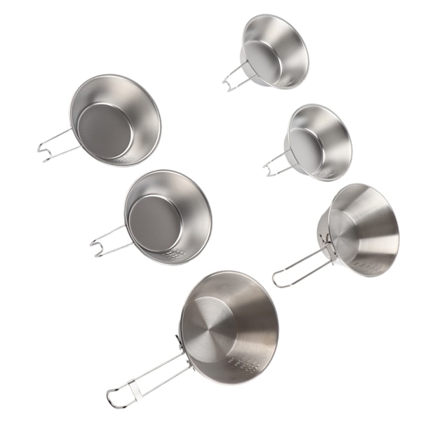 Koreanske tradisjonelle risvinboller 304 rustfritt stål fottur suppebolle for camping backpacking piknik stil 2