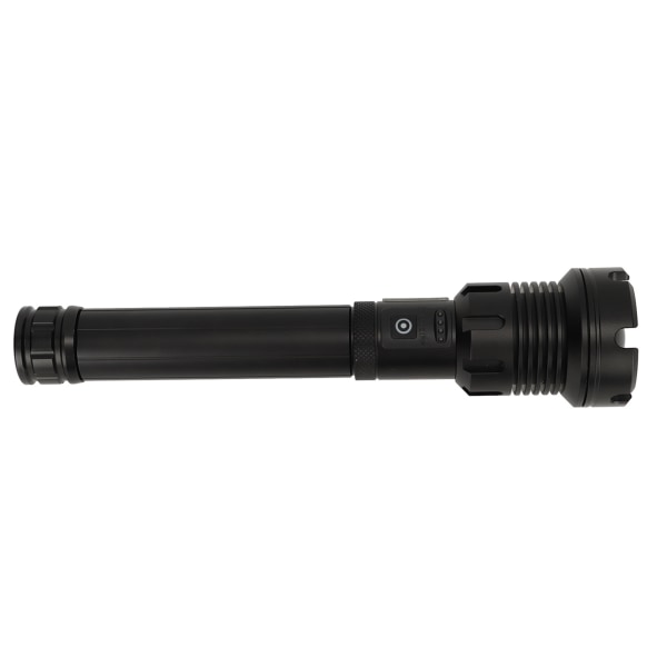 LED-ficklampa med COB USB-laddning Zoombar teleskopficklampa Röd Vit Bärbar lampa