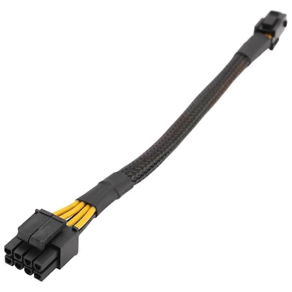 ATX 4 Pin Hona till Moderkort CPU 8(4+4) Pin Hane EPS 12V Konverter Adapter Förlängningskabel Flätad