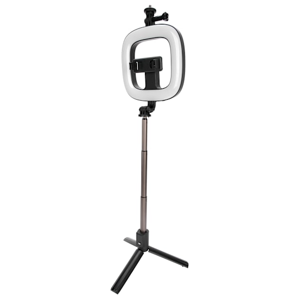Trådløs Bluetooth Selfie Stick Fyldlys Stativ Desktop Selfie Stick Foldbar Tripod Stativ