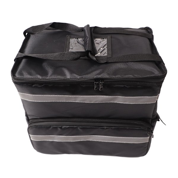 50L Isolerad Pizzaleverans Ryggsäck Take Out Mat Leverans Termisk Ryggsäck med Expanderbart Lager för Camping Resor