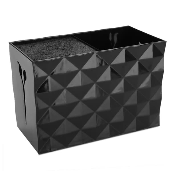 Frisørværktøj Tilbehør Opbevaringsboks Saks Kam Hårklemme Kommode Organizer (Sort)