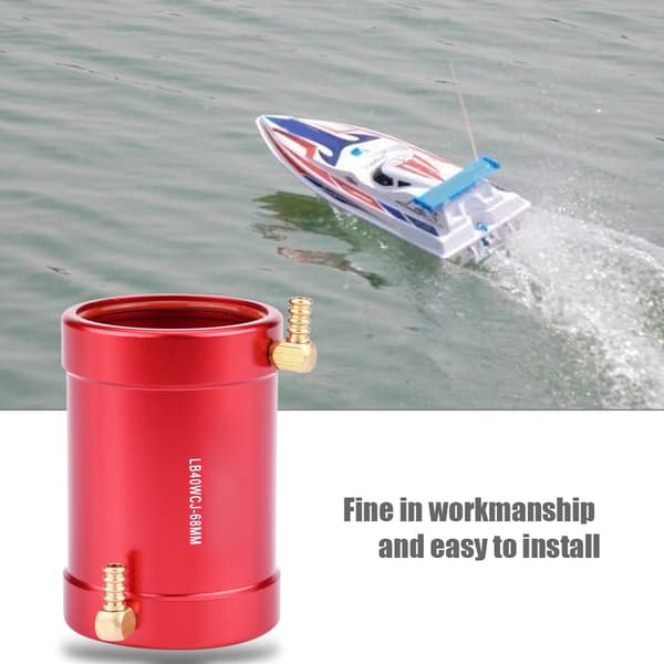 RC Modelbådtilbehør Metaldel 40mm-68mm Motor Vandkølingskappe