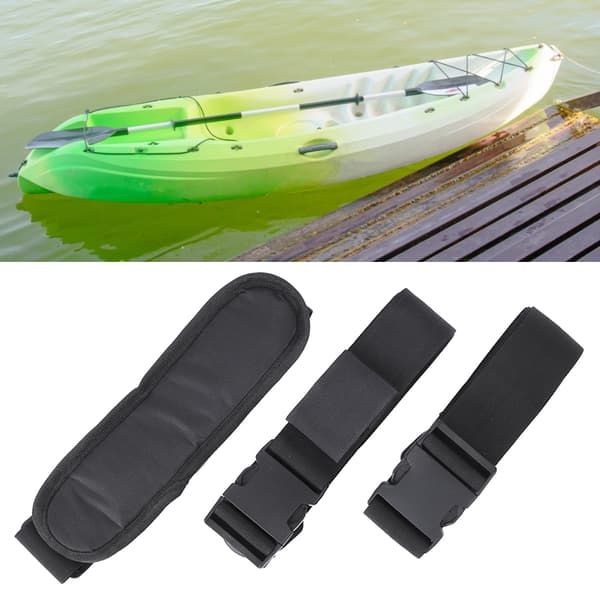3 STK Kano Surfbræt Nylon Bærbar Skulderbærerem Kajak Tilbehør
