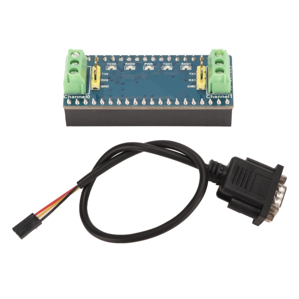 Udvidelseskort til Raspberry Pi til Pico Mainboard Dual Channel UART Interface Easy Conversion RS232 Expansion Board