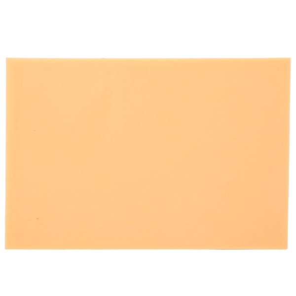 Gummistempelskärningsblock Manuell DIY Suddgummiblock för Gummistempelskärning 15 x 10 x 0,8 cm Orange